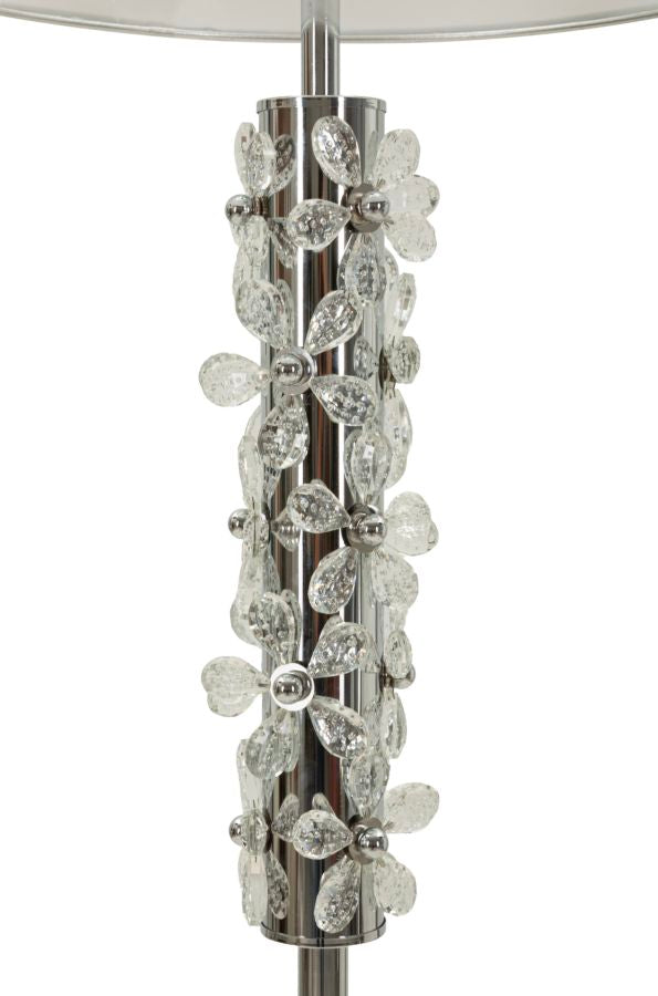 Stehlampe Silber 157 cm – Stehleuchte