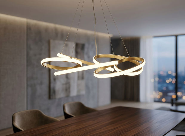 Deckenleuchte Gold 120 cm A – Deckenlampe