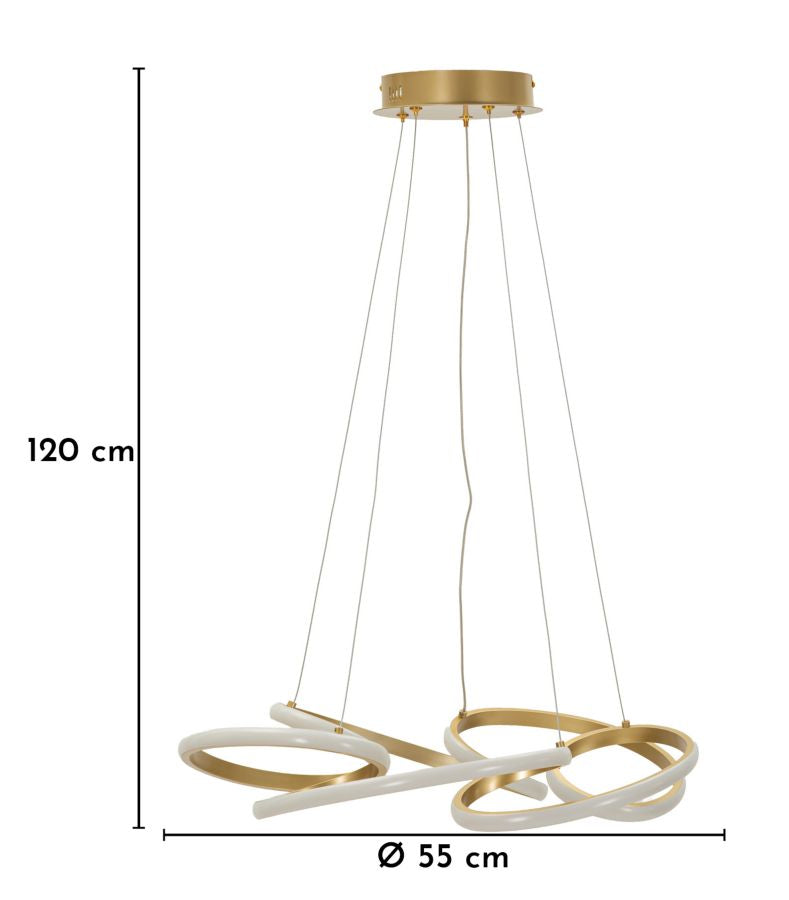 Deckenleuchte Gold 120 cm A – Deckenlampe