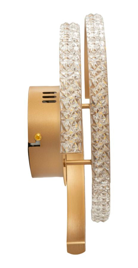 Wandleuchte C Gold Weiß 24 cm – Wandlampe