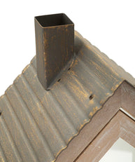 Laterne Blumen Holz 2er Set – Windlicht Deko