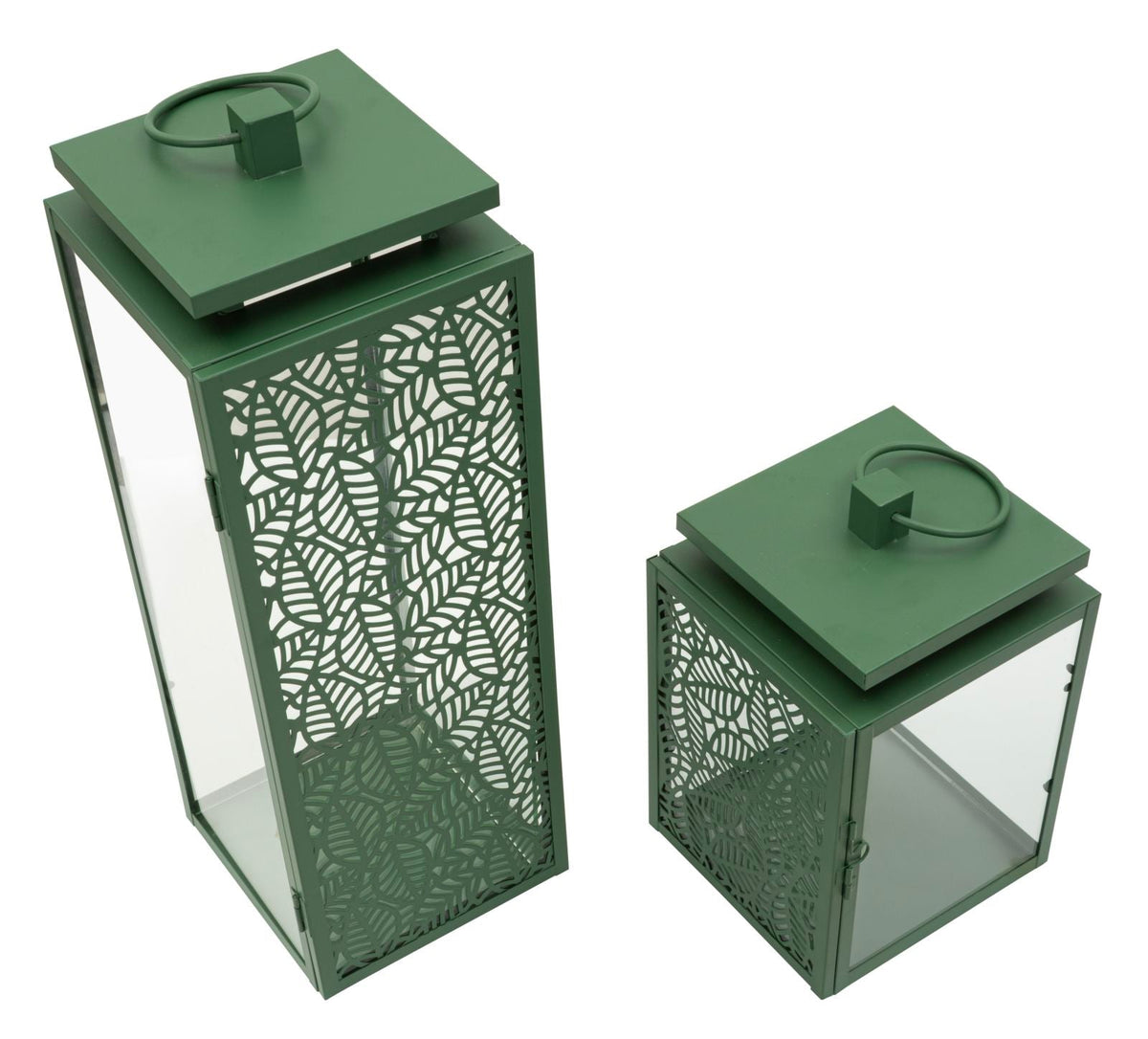 Laterne Hall Grün 41,5 cm – Windlicht