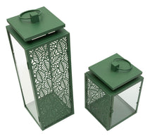 Laterne Hall Grün 41,5 cm – Windlicht