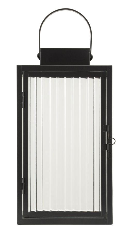 Laterne Simply Schwarz Metall Klein – Windlicht Deko