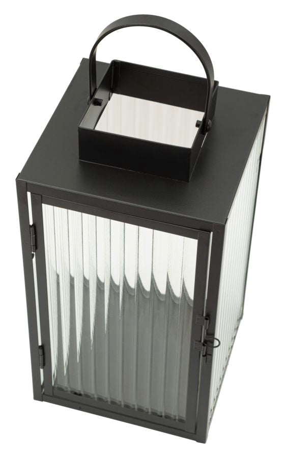 Laterne Simply Schwarz Metall Klein – Windlicht Deko