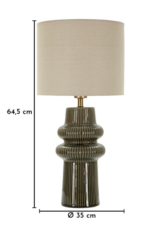 Tischlampe Grün 64,5 cm – Tischleuchte