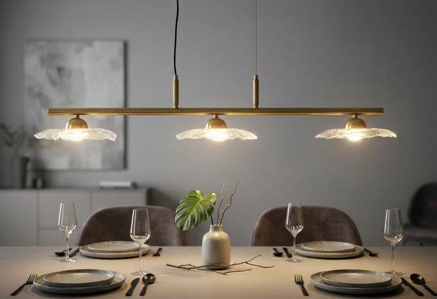 Deckenleuchte Transparent Gold 18 cm – Deckenlampe