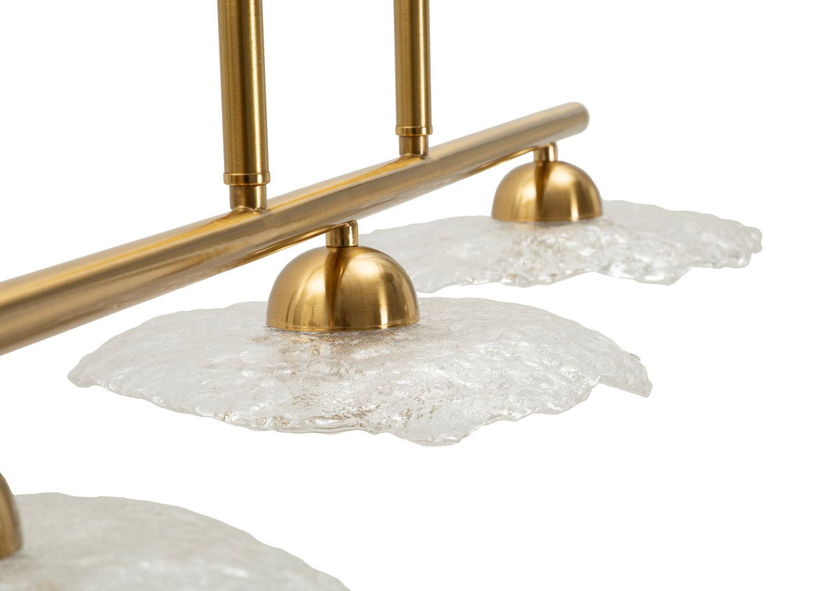 Deckenleuchte Transparent Gold 18 cm – Deckenlampe