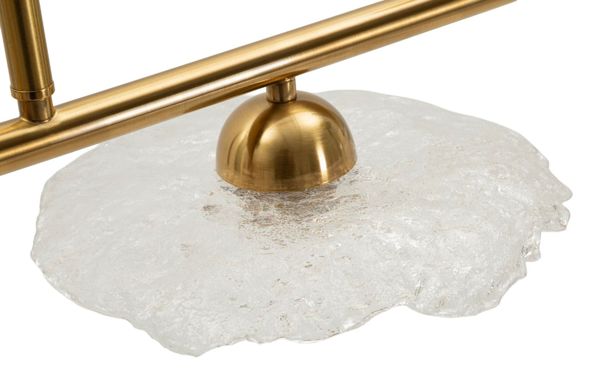 Deckenleuchte Transparent Gold 18 cm – Deckenlampe