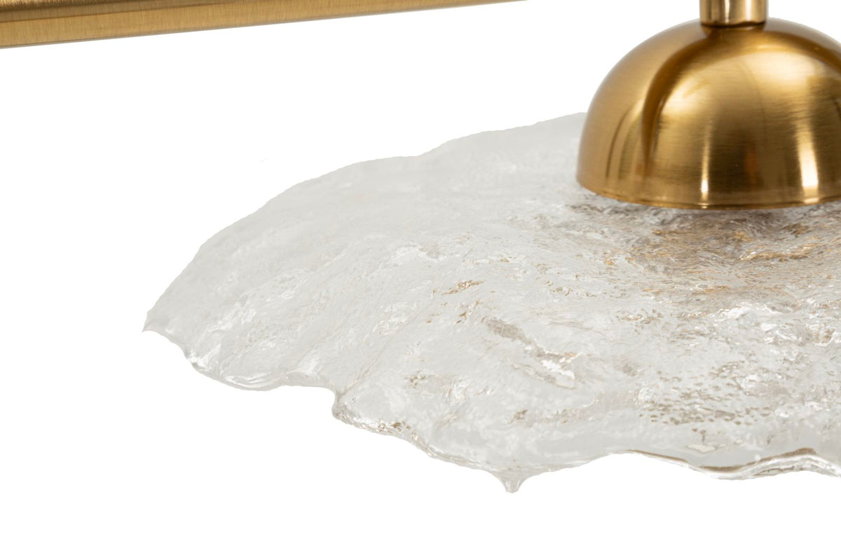 Deckenleuchte Transparent Gold 18 cm – Deckenlampe