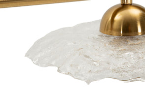 Deckenleuchte Transparent Gold 18 cm – Deckenlampe
