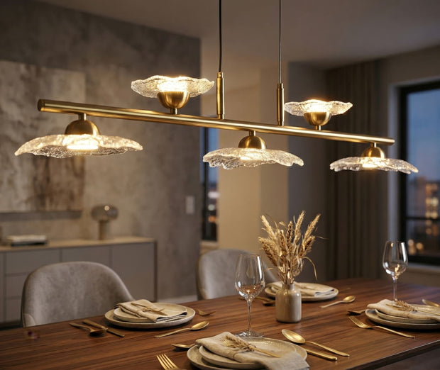 Deckenleuchte Transparent Gold 24 cm – Deckenlampe