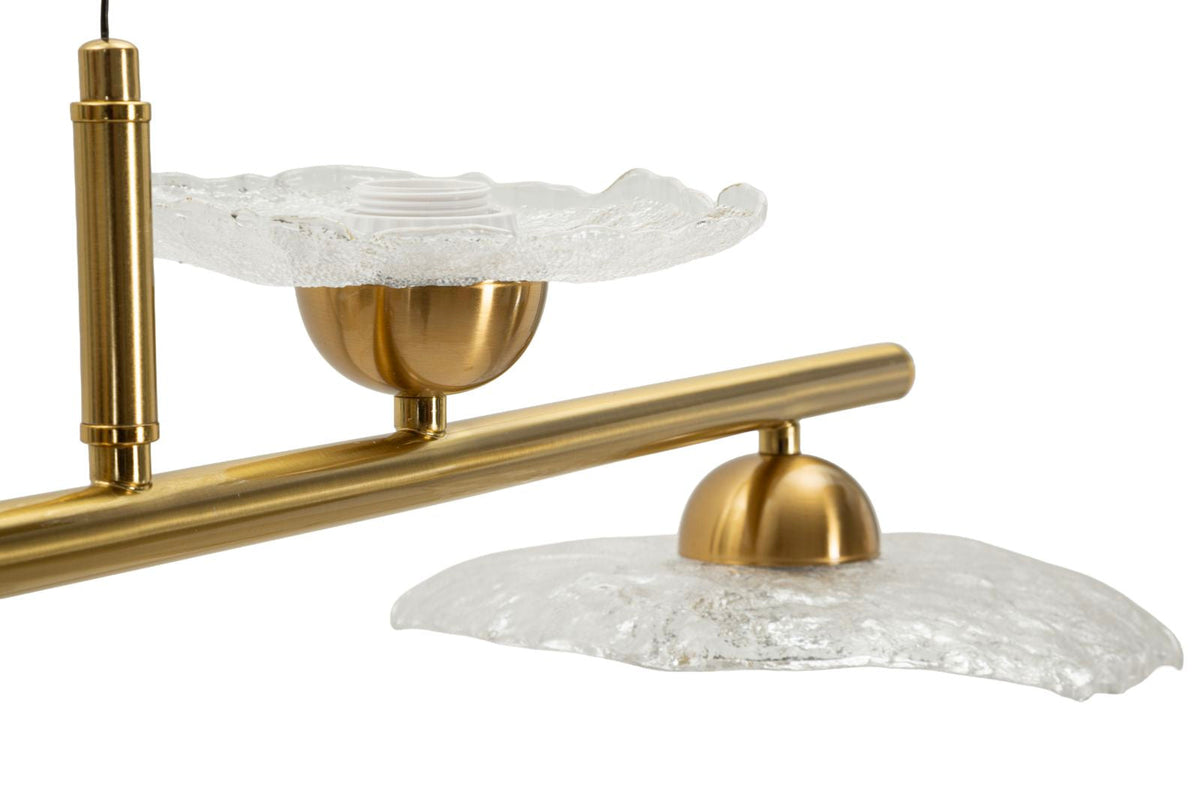 Deckenleuchte Transparent Gold 24 cm – Deckenlampe