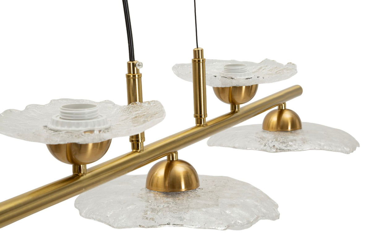 Deckenleuchte Transparent Gold 24 cm – Deckenlampe