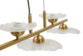 Deckenleuchte Transparent Gold 24 cm – Deckenlampe
