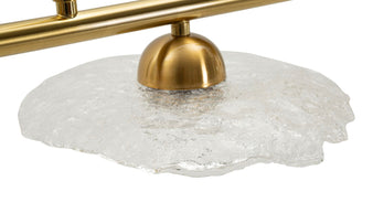 Deckenleuchte Transparent Gold 24 cm – Deckenlampe