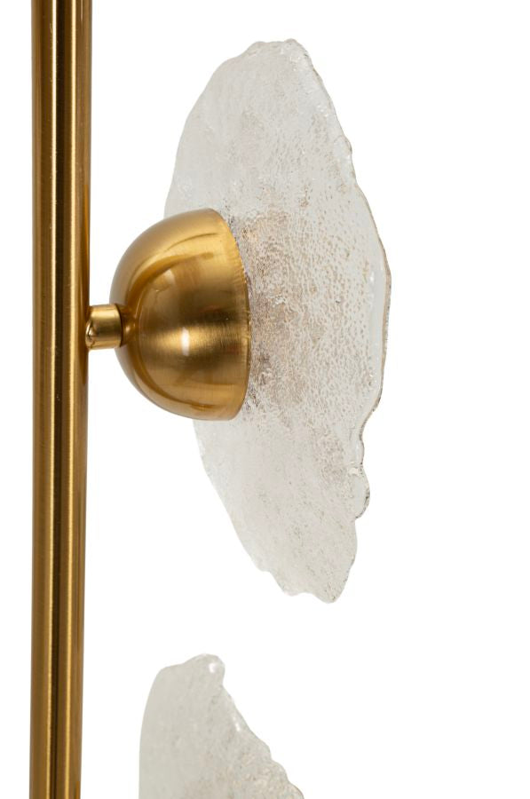 Deckenleuchte Transparent Gold 110 cm – Deckenlampe