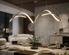 Deckenleuchte Gold 120 cm B – Deckenlampe