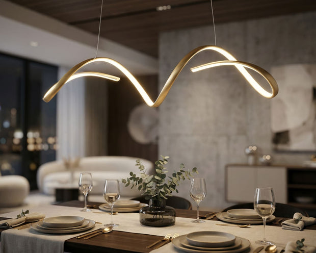 Deckenleuchte Gold 120 cm B – Deckenlampe