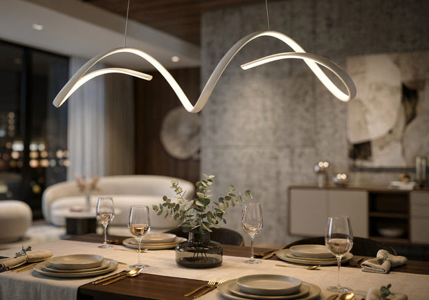 Deckenleuchte Weiß 120 cm B – Deckenlampe