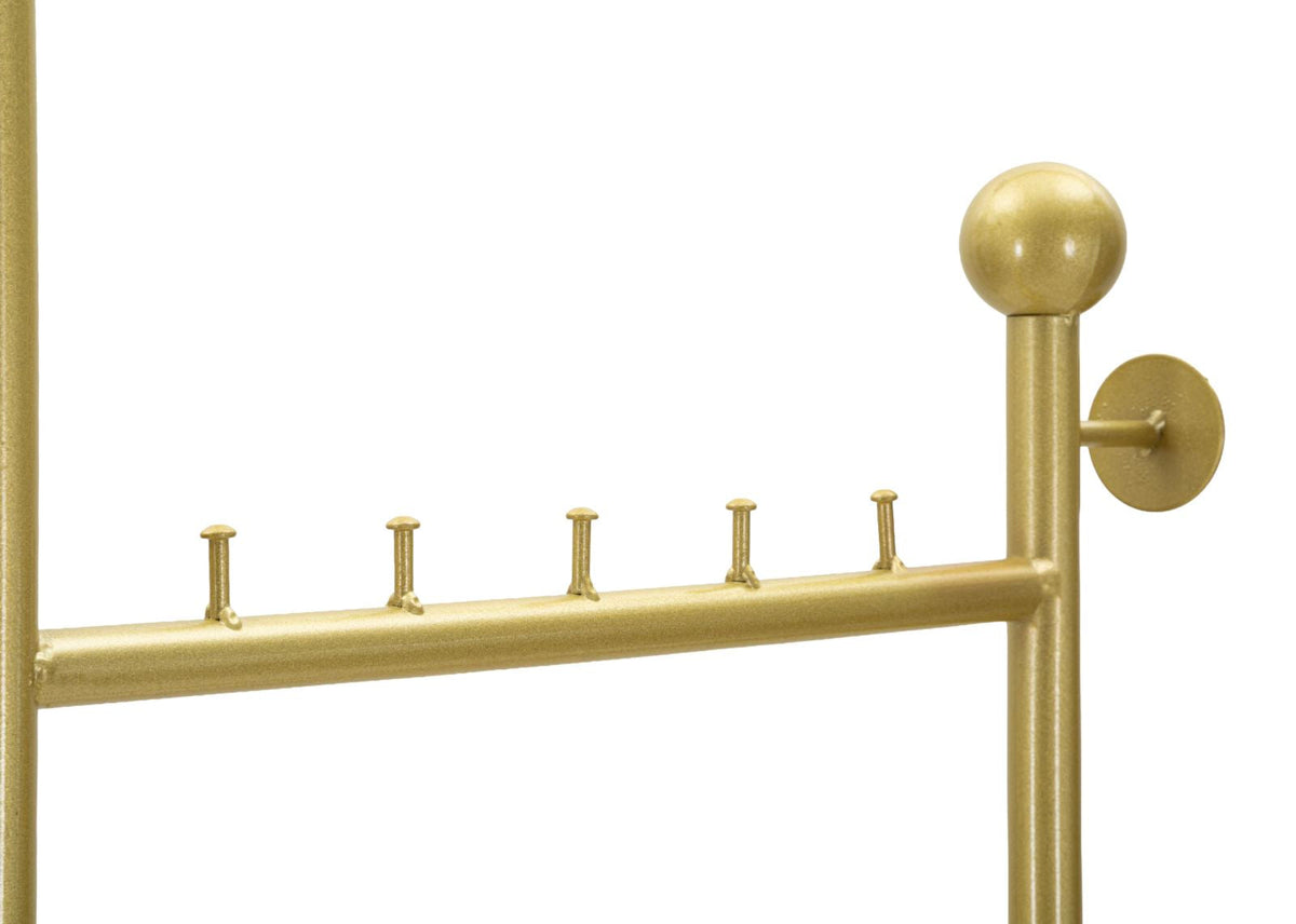 Kleiderständer Olaf Gold Schwarz 178 cm – Garderobe