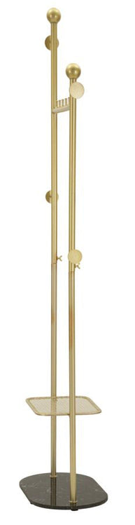 Kleiderständer Olaf Gold Schwarz 178 cm – Garderobe