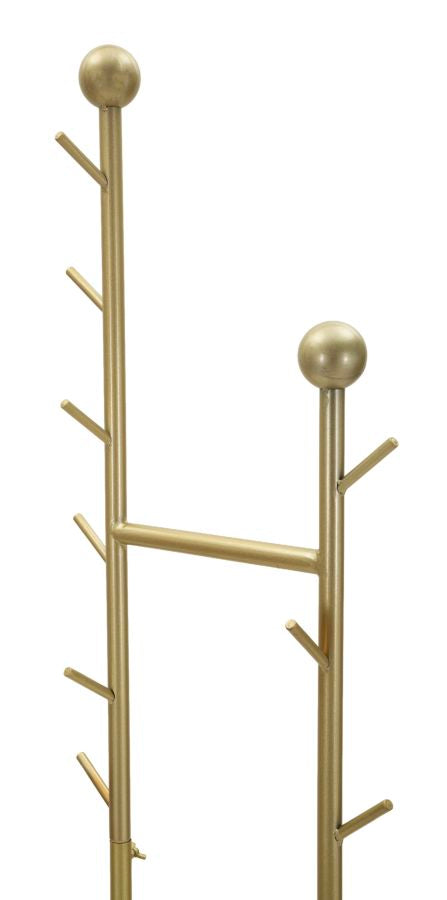 Kleiderständer Stand Gold Schwarz 175 cm – Garderobe