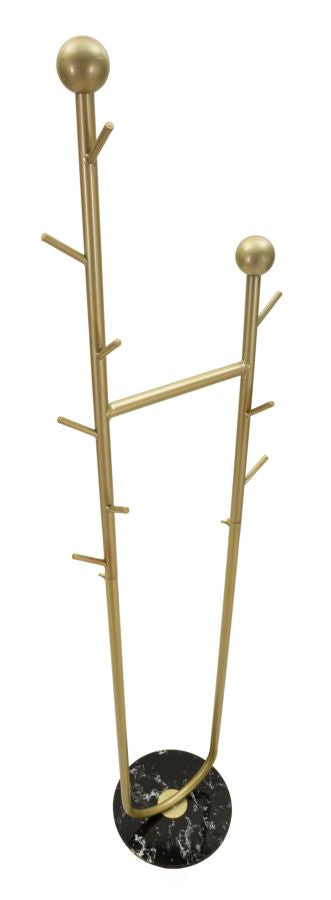 Kleiderständer Stand Gold Schwarz 175 cm – Garderobe