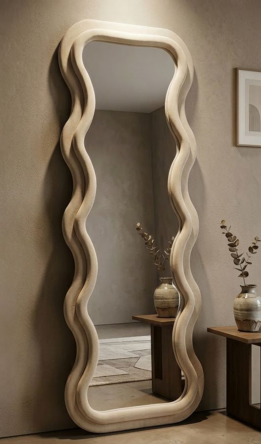 Wandspiegel Emily Creme 160 cm