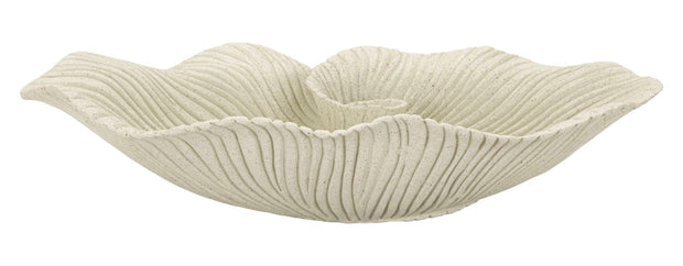 Dekotablett Blütenblätter Sand 8,5 cm – Schmuckschale