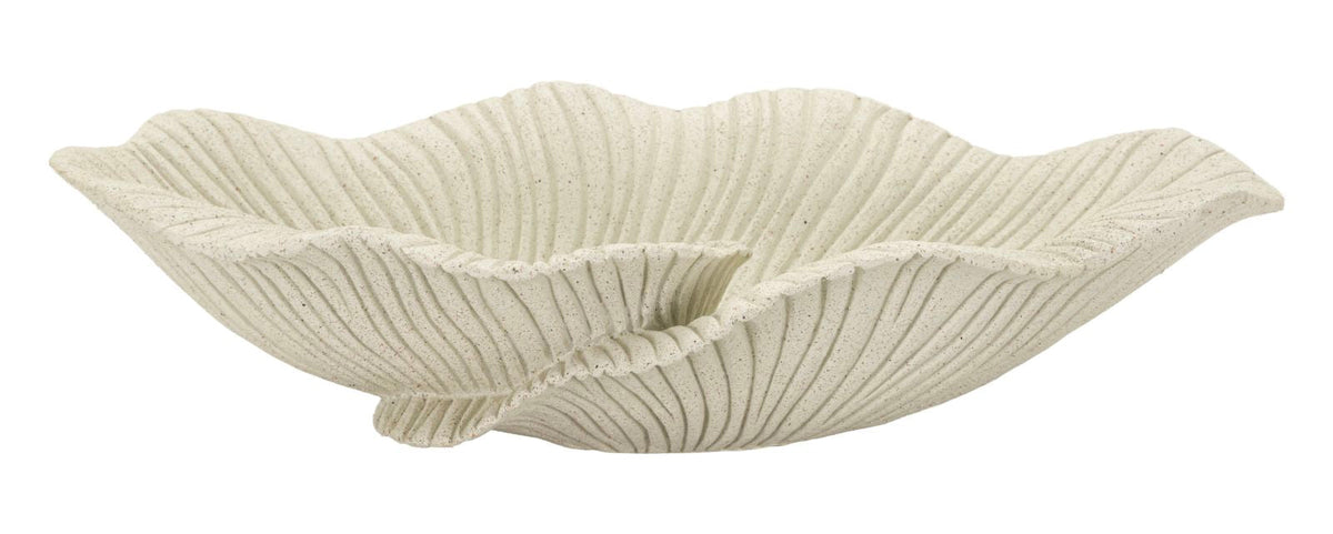 Dekotablett Blütenblätter Sand 8,5 cm – Schmuckschale