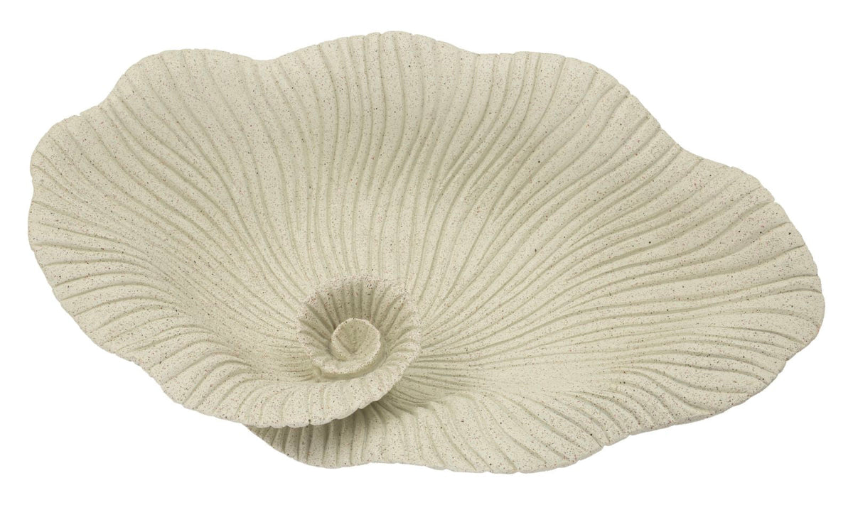 Dekotablett Blütenblätter Sand 8,5 cm – Schmuckschale