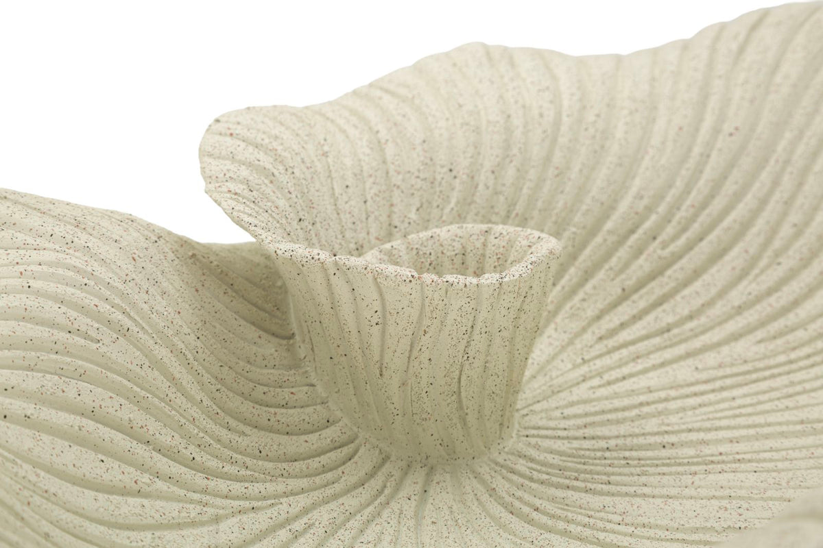 Dekotablett Blütenblätter Sand 8,5 cm – Schmuckschale