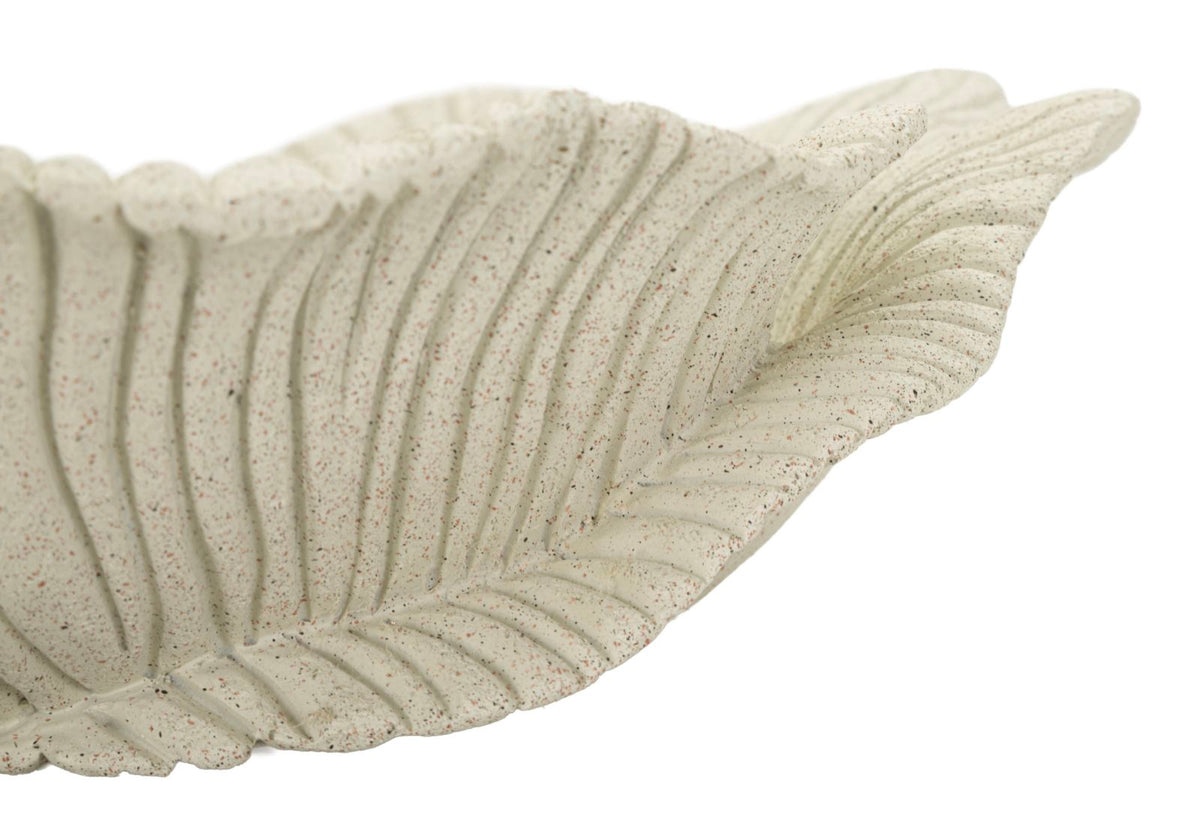 Dekotablett Blütenblätter Sand 8,5 cm – Schmuckschale
