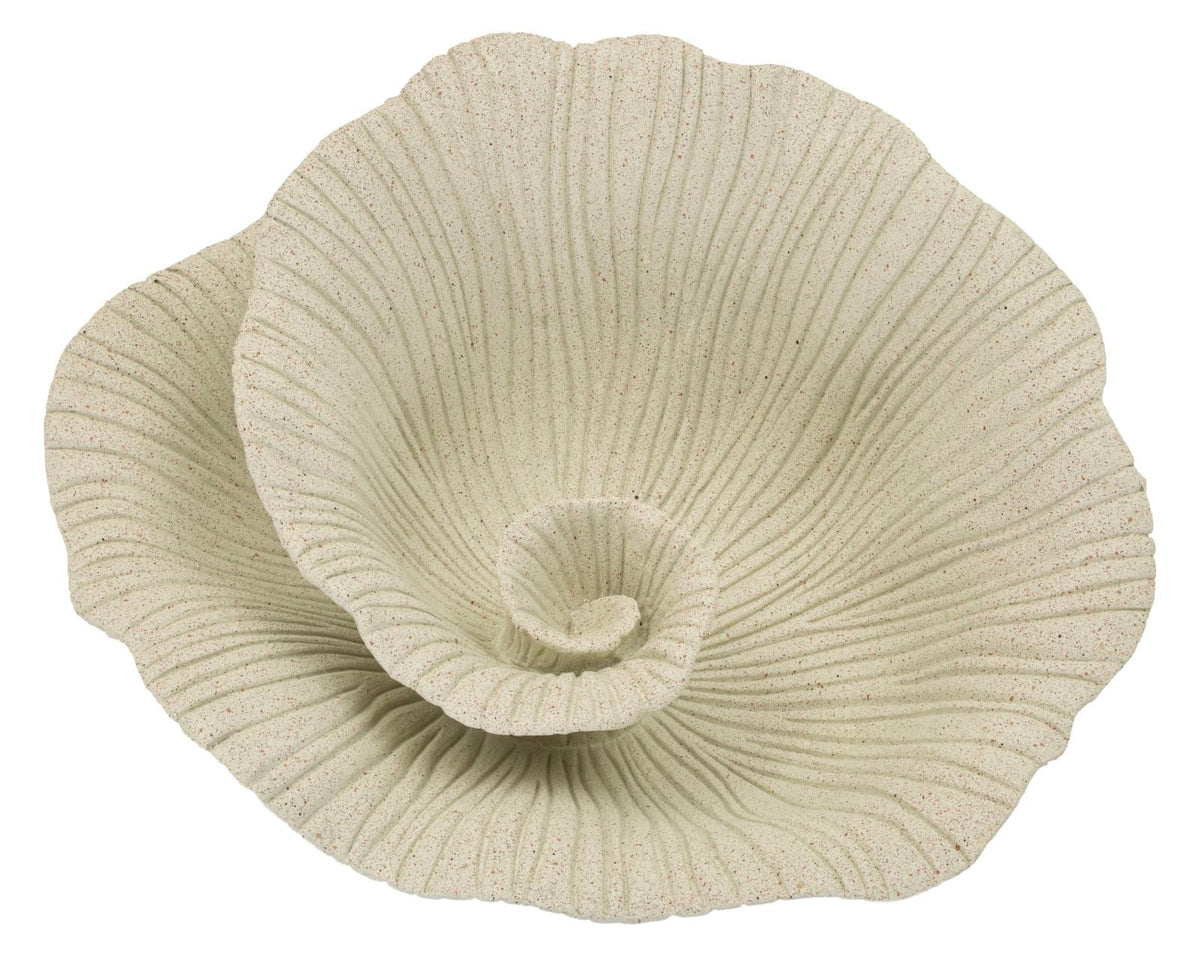 Dekotablett Blütenblätter Sand 13 cm – Schmuckschale
