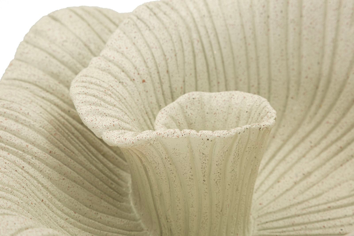 Dekotablett Blütenblätter Sand 13 cm – Schmuckschale
